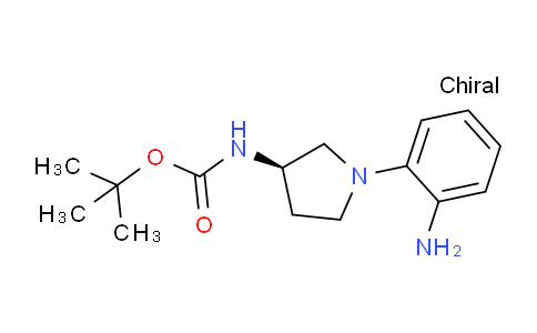CAS No. 1023655-13-1, (R)-tert-Butyl 1-(2-aminophenyl)pyrrolidin-3-ylcarbamate