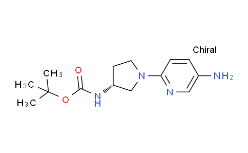 CAS No. 1004621-13-9, (R)-tert-Butyl 1-(5-aminopyridin-2-yl)pyrrolidin-3-ylcarbamate