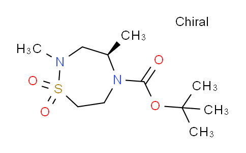 CAS No. 1956437-93-6, (R)-tert-Butyl 2,4-dimethyl-1,2,5-thiadiazepane-5-carboxylate 1,1-dioxide