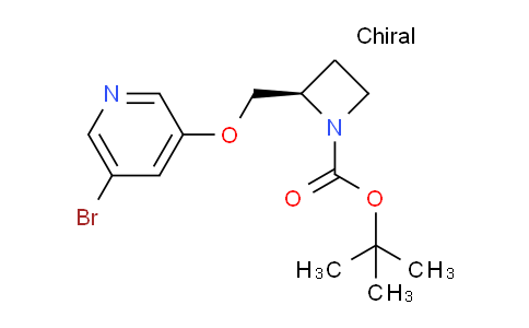 CAS No. 228867-09-2, (R)-tert-Butyl 2-(((5-bromopyridin-3-yl)oxy)methyl)azetidine-1-carboxylate