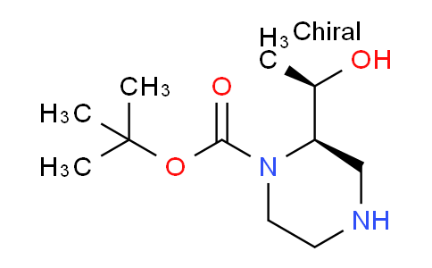 CAS No. 1932095-36-7, (R)-tert-Butyl 2-((R)-1-hydroxyethyl)piperazine-1-carboxylate