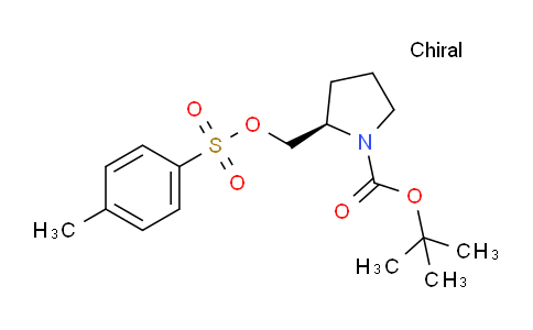 CAS No. 128510-88-3, (R)-tert-Butyl 2-((tosyloxy)methyl)pyrrolidine-1-carboxylate