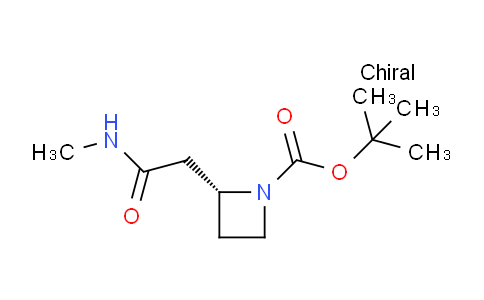 CAS No. 1956434-53-9, (R)-tert-Butyl 2-(2-(methylamino)-2-oxoethyl)azetidine-1-carboxylate