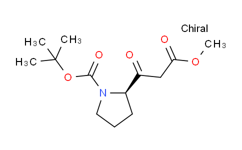 CAS No. 1951425-00-5, (R)-tert-Butyl 2-(3-methoxy-3-oxopropanoyl)pyrrolidine-1-carboxylate