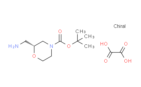 CAS No. 1841086-60-9, (R)-tert-Butyl 2-(aminomethyl)morpholine-4-carboxylate oxalate