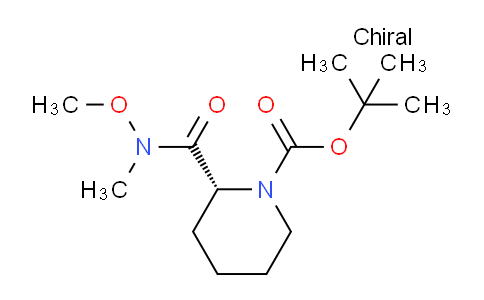CAS No. 203056-15-9, (R)-tert-Butyl 2-(methoxy(methyl)carbamoyl)piperidine-1-carboxylate