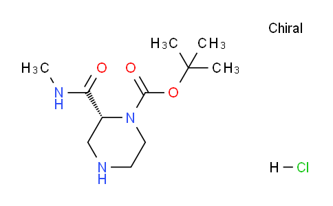 CAS No. 1217826-94-2, (R)-tert-Butyl 2-(methylcarbamoyl)piperazine-1-carboxylate hydrochloride