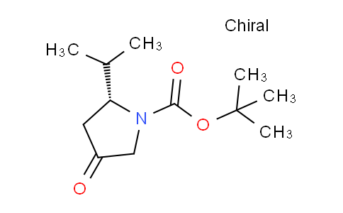 CAS No. 1217633-41-4, (R)-tert-Butyl 2-isopropyl-4-oxopyrrolidine-1-carboxylate