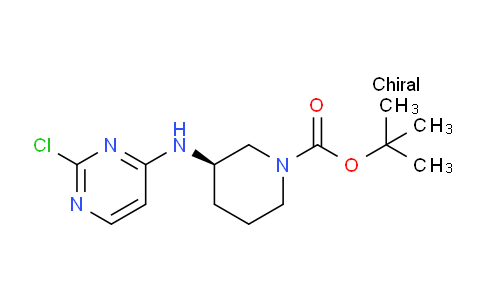 CAS No. 1380917-77-0, (R)-tert-Butyl 3-((2-chloropyrimidin-4-yl)amino)piperidine-1-carboxylate