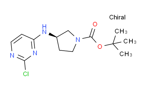 CAS No. 1289585-47-2, (R)-tert-Butyl 3-((2-chloropyrimidin-4-yl)amino)pyrrolidine-1-carboxylate