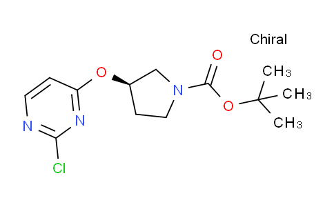 CAS No. 1264036-68-1, (R)-tert-Butyl 3-((2-chloropyrimidin-4-yl)oxy)pyrrolidine-1-carboxylate