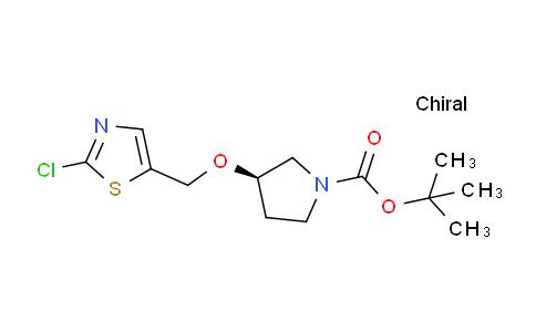CAS No. 1314355-95-7, (R)-tert-Butyl 3-((2-chlorothiazol-5-yl)methoxy)pyrrolidine-1-carboxylate