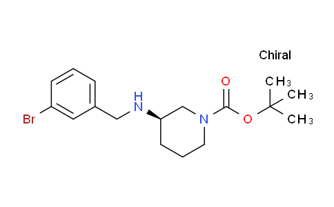 CAS No. 1286208-74-9, (R)-tert-Butyl 3-((3-bromobenzyl)amino)piperidine-1-carboxylate