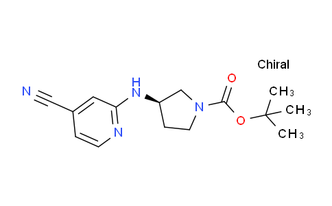 CAS No. 1289585-13-2, (R)-tert-Butyl 3-((4-cyanopyridin-2-yl)amino)pyrrolidine-1-carboxylate