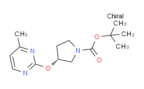 CAS No. 1314354-75-0, (R)-tert-Butyl 3-((4-methylpyrimidin-2-yl)oxy)pyrrolidine-1-carboxylate
