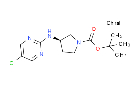 CAS No. 1261233-49-1, (R)-tert-Butyl 3-((5-chloropyrimidin-2-yl)amino)pyrrolidine-1-carboxylate