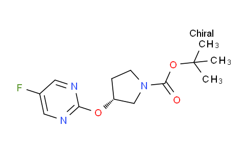 CAS No. 1314354-55-6, (R)-tert-Butyl 3-((5-fluoropyrimidin-2-yl)oxy)pyrrolidine-1-carboxylate