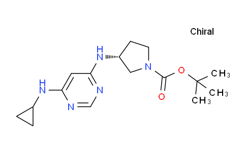 CAS No. 1353997-36-0, (R)-tert-Butyl 3-((6-(cyclopropylamino)pyrimidin-4-yl)amino)pyrrolidine-1-carboxylate