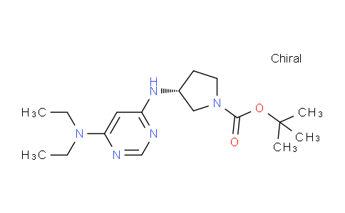 CAS No. 1354000-17-1, (R)-tert-Butyl 3-((6-(diethylamino)pyrimidin-4-yl)amino)pyrrolidine-1-carboxylate