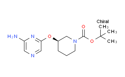 CAS No. 1417789-26-4, (R)-tert-Butyl 3-((6-aminopyrazin-2-yl)oxy)piperidine-1-carboxylate