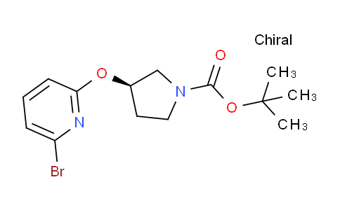 CAS No. 1261234-93-8, (R)-tert-Butyl 3-((6-bromopyridin-2-yl)oxy)pyrrolidine-1-carboxylate