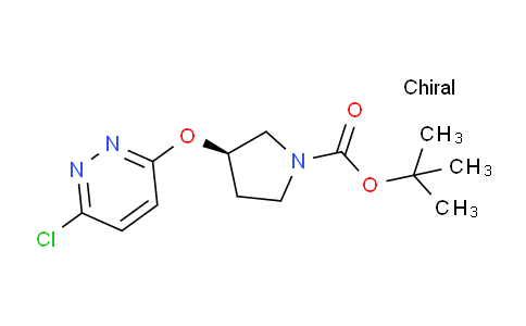 CAS No. 1264038-81-4, (R)-tert-Butyl 3-((6-chloropyridazin-3-yl)oxy)pyrrolidine-1-carboxylate