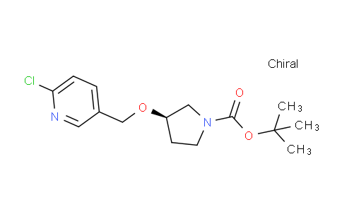 CAS No. 1261233-65-1, (R)-tert-Butyl 3-((6-chloropyridin-3-yl)methoxy)pyrrolidine-1-carboxylate