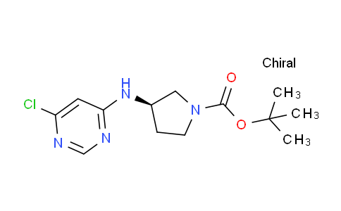 CAS No. 1289585-36-9, (R)-tert-Butyl 3-((6-chloropyrimidin-4-yl)amino)pyrrolidine-1-carboxylate