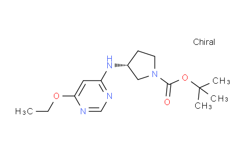 CAS No. 1354020-91-9, (R)-tert-Butyl 3-((6-ethoxypyrimidin-4-yl)amino)pyrrolidine-1-carboxylate
