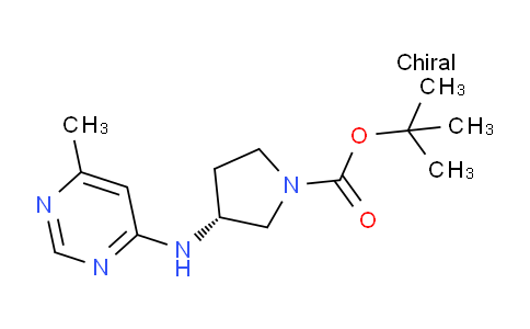 CAS No. 1448850-61-0, (R)-tert-Butyl 3-((6-methylpyrimidin-4-yl)amino)pyrrolidine-1-carboxylate