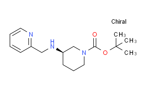 CAS No. 1349702-19-7, (R)-tert-Butyl 3-((pyridin-2-ylmethyl)amino)piperidine-1-carboxylate