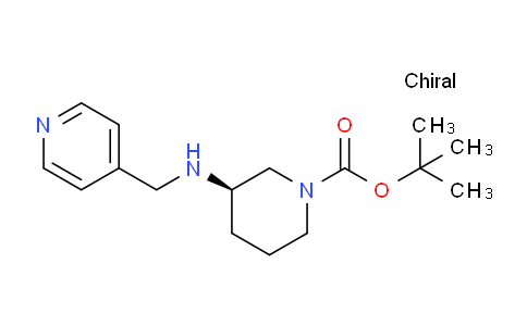 CAS No. 1217819-94-7, (R)-tert-Butyl 3-((pyridin-4-ylmethyl)amino)piperidine-1-carboxylate