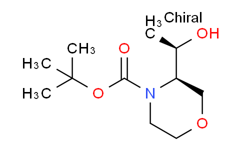 CAS No. 1821768-89-1, (R)-tert-Butyl 3-((R)-1-hydroxyethyl)morpholine-4-carboxylate