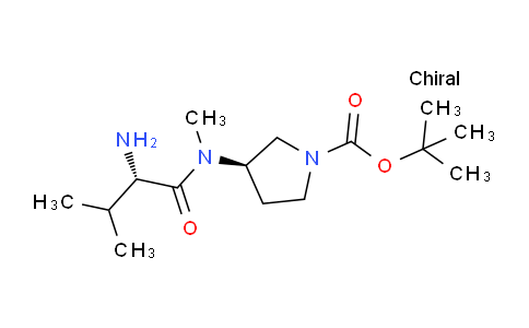 CAS No. 1401665-05-1, (R)-tert-Butyl 3-((S)-2-amino-N,3-dimethylbutanamido)pyrrolidine-1-carboxylate