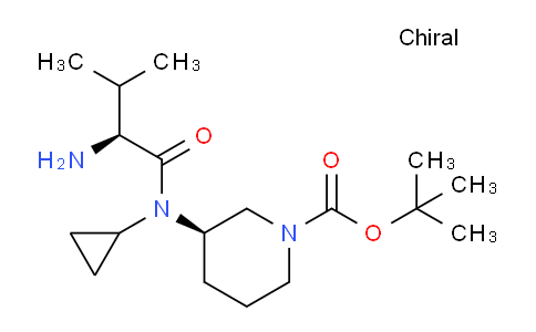 CAS No. 1401667-75-1, (R)-tert-Butyl 3-((S)-2-amino-N-cyclopropyl-3-methylbutanamido)piperidine-1-carboxylate