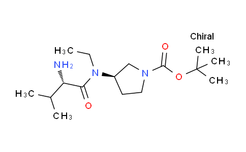 CAS No. 1401666-26-9, (R)-tert-Butyl 3-((S)-2-amino-N-ethyl-3-methylbutanamido)pyrrolidine-1-carboxylate