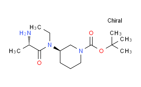CAS No. 1401664-66-1, (R)-tert-Butyl 3-((S)-2-amino-N-ethylpropanamido)piperidine-1-carboxylate