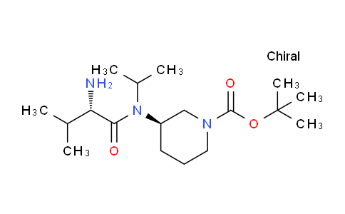 CAS No. 1401665-16-4, (R)-tert-Butyl 3-((S)-2-amino-N-isopropyl-3-methylbutanamido)piperidine-1-carboxylate