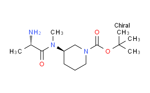 CAS No. 1401667-65-9, (R)-tert-Butyl 3-((S)-2-amino-N-methylpropanamido)piperidine-1-carboxylate