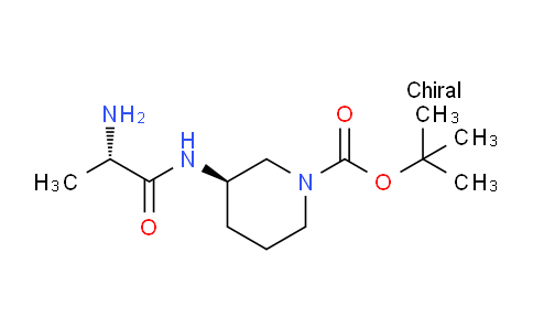 CAS No. 1401667-83-1, (R)-tert-Butyl 3-((S)-2-aminopropanamido)piperidine-1-carboxylate