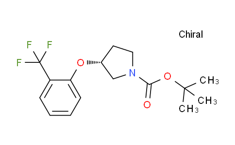 CAS No. 960491-88-7, (R)-tert-Butyl 3-(2-(trifluoromethyl)phenoxy)pyrrolidine-1-carboxylate