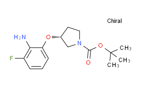 CAS No. 1233859-99-8, (R)-tert-Butyl 3-(2-amino-3-fluorophenoxy)pyrrolidine-1-carboxylate