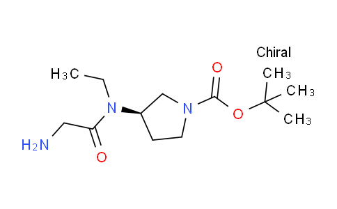 CAS No. 1353998-20-5, (R)-tert-Butyl 3-(2-amino-N-ethylacetamido)pyrrolidine-1-carboxylate