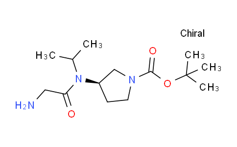 CAS No. 1353992-89-8, (R)-tert-Butyl 3-(2-amino-N-isopropylacetamido)pyrrolidine-1-carboxylate