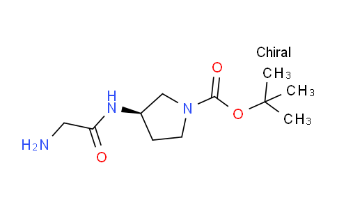 CAS No. 1354019-55-8, (R)-tert-Butyl 3-(2-aminoacetamido)pyrrolidine-1-carboxylate