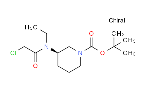 CAS No. 1353998-29-4, (R)-tert-Butyl 3-(2-chloro-N-ethylacetamido)piperidine-1-carboxylate