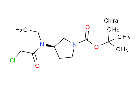 CAS No. 1353998-18-1, (R)-tert-Butyl 3-(2-chloro-N-ethylacetamido)pyrrolidine-1-carboxylate