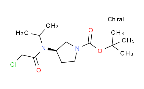CAS No. 1353994-81-6, (R)-tert-Butyl 3-(2-chloro-N-isopropylacetamido)pyrrolidine-1-carboxylate