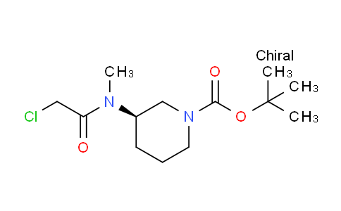 CAS No. 1354010-95-9, (R)-tert-Butyl 3-(2-chloro-N-methylacetamido)piperidine-1-carboxylate