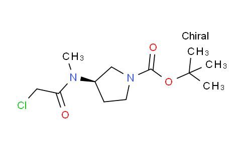 CAS No. 1354016-75-3, (R)-tert-Butyl 3-(2-chloro-N-methylacetamido)pyrrolidine-1-carboxylate
